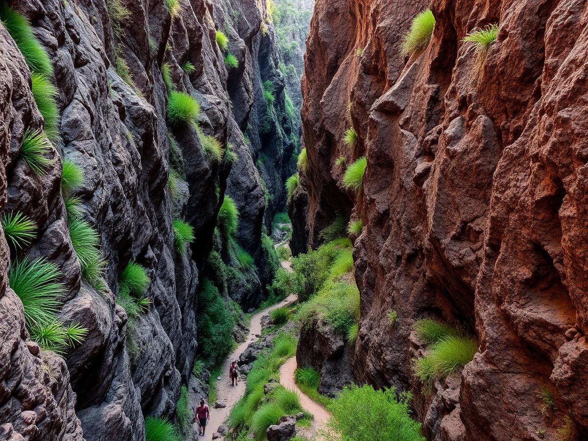 Kaňon Barranco del Infierno